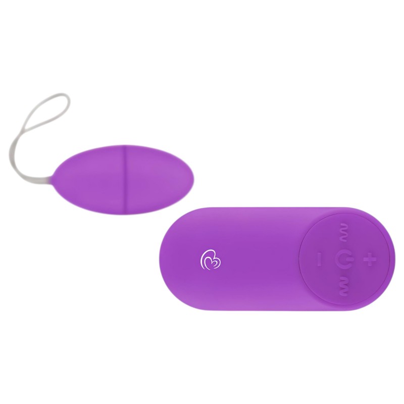 EasyToys - hordható 7 ritmusú rádiós vibrációs tojás (lila) 150332 termék bemutató kép