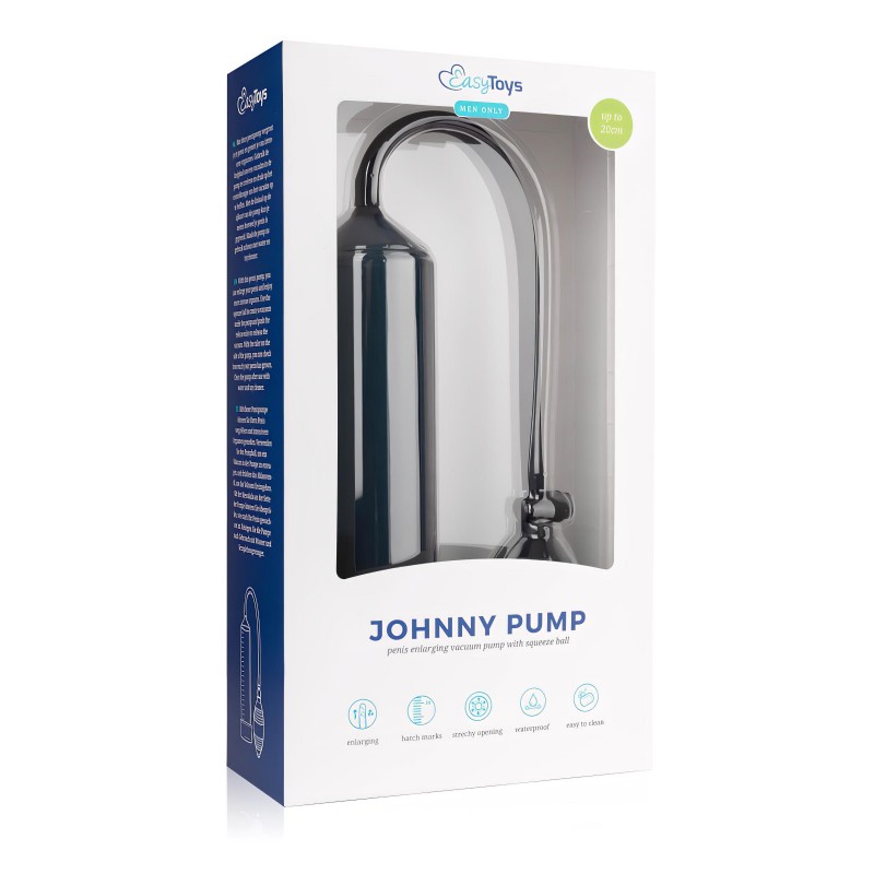 EasyToys - kézi vákuumos péniszpumpa férfiaknak (fekete) 160169 termék bemutató kép
