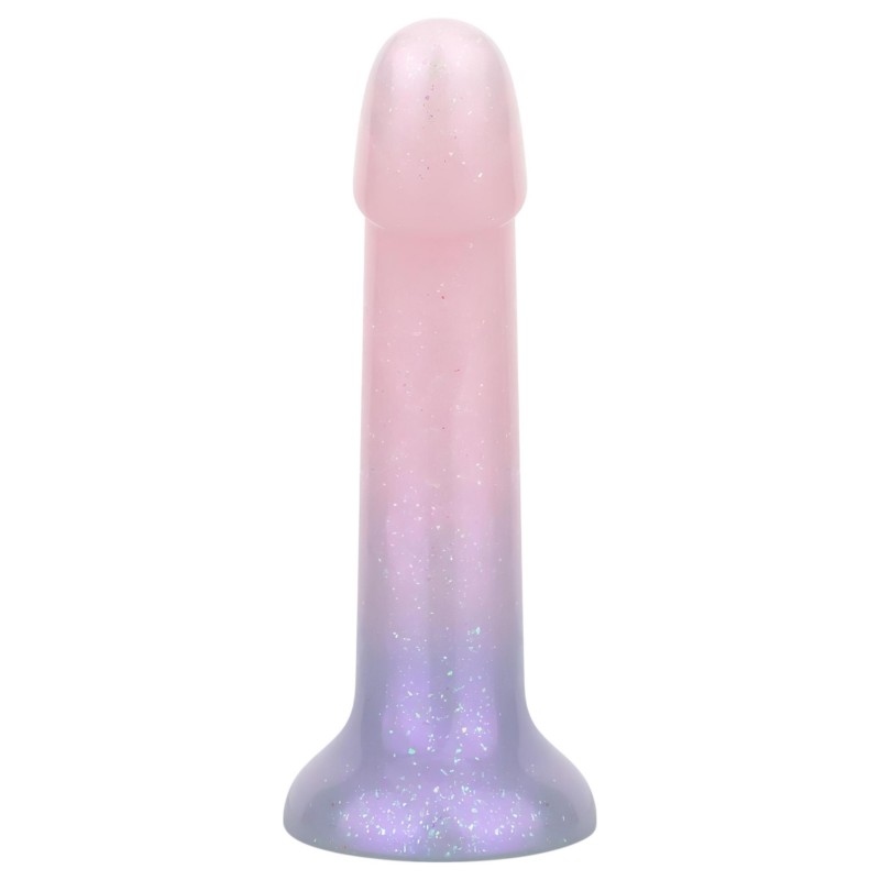 EasyToys Mermaid - csillámos dildó - 15cm (pink) 116009 termék bemutató kép