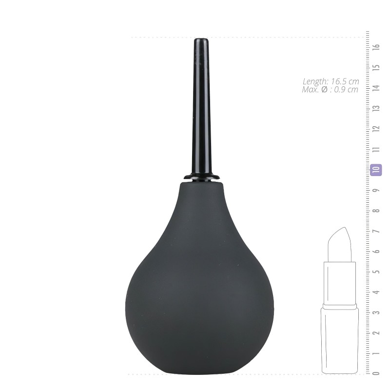 EasyToys - nagyméretű anál zuhany intim tisztításhoz (fekete) 158108 termék bemutató kép