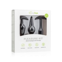 Easytoys Pleasure kit - változatos anál dildó szett (fekete) 52928 termék bemutató kép