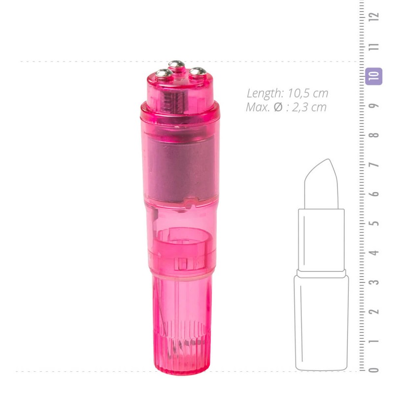 Easytoys Pocket Rocket - vibrátoros szett - pink (5 részes) 58687 termék bemutató kép