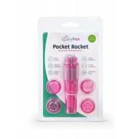 Easytoys Pocket Rocket - vibrátoros szett - pink (5 részes) 48607 termék bemutató kép
