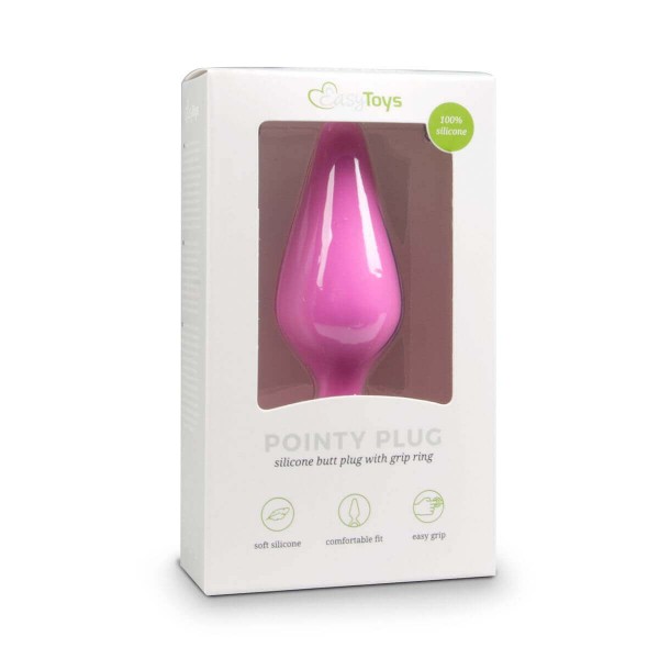 Easytoys Pointy Plug S - anál plug (pink) - kicsi