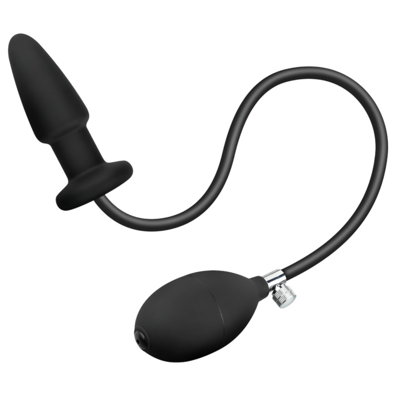EasyToys - pumpálható anál plug (fekete) 116037 termék bemutató kép