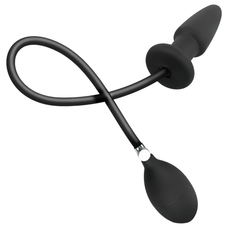 EasyToys - pumpálható anál plug (fekete) 116038 termék bemutató kép