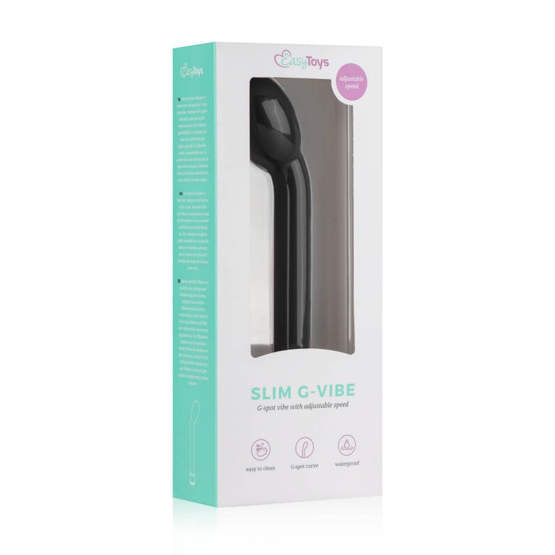 Easytoys Slim - G-pont vibrátor (fekete) 73697 termék bemutató kép