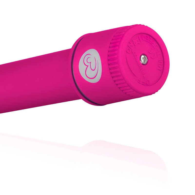 EasyToys Slim - vékony, hajlított fejű G-pont vibrátor (pink) 156008 termék bemutató kép