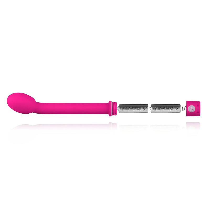 EasyToys Slim - vékony, hajlított fejű G-pont vibrátor (pink) 156009 termék bemutató kép