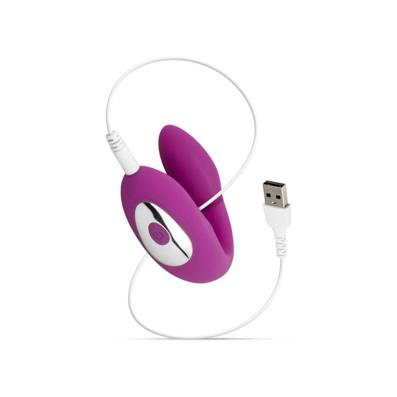 Easytoys Tap Dancer - akkus, vízálló, rádiós párvibrátor (pink) 74171 termék bemutató kép