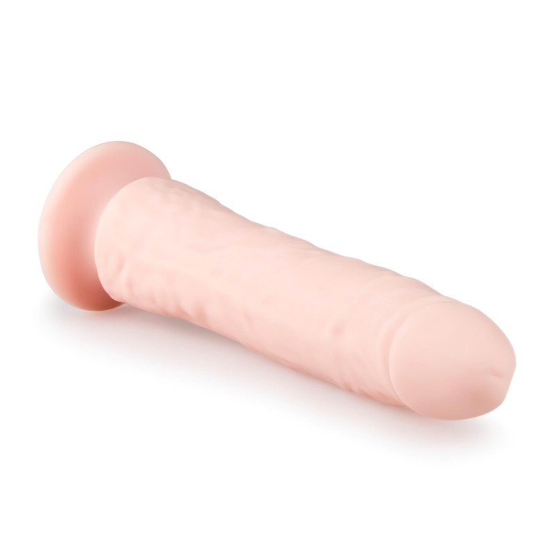 EasyToys - tapadókorongos 100% szilikon dildó (21 cm, natúr) 130724 termék bemutató kép