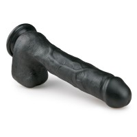 Easytoys - tapadótalpas, herés nagy dildó (29,5cm) - fekete 31284 termék bemutató kép