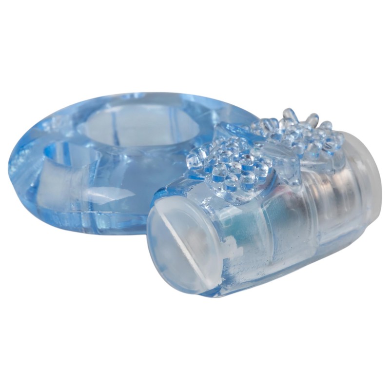 Easytoys - vibrációs péniszgyűrű (kék) 103950 termék bemutató kép