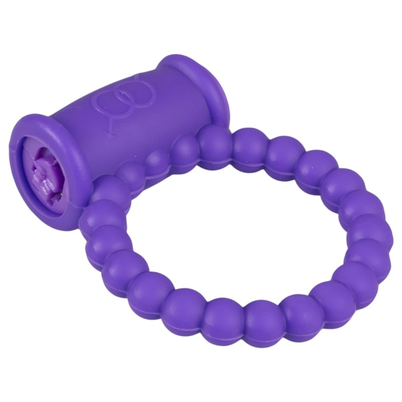 Easytoys - vibrációs péniszgyűrű (lila) 151682 termék bemutató kép