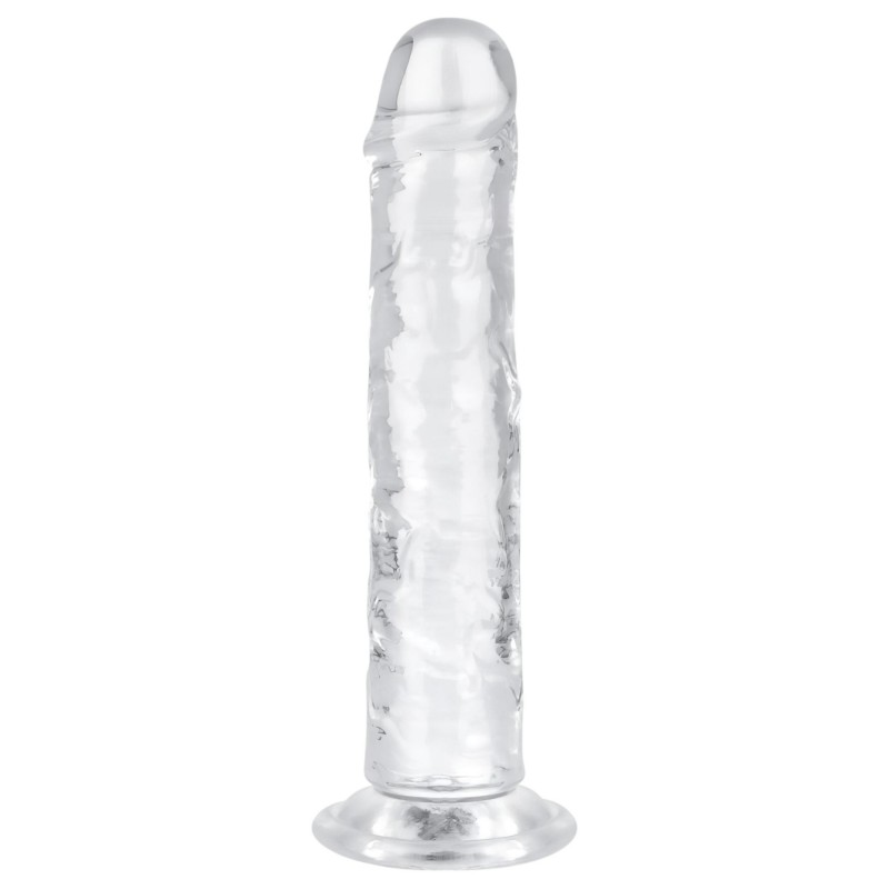 EasyToys - zselés dildó - 16 cm (átlátszó) 135004 termék bemutató kép