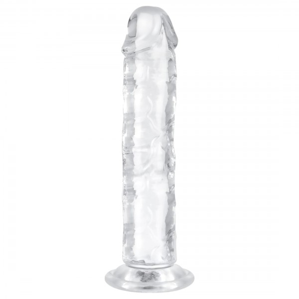 EasyToys - zselés dildó - 16cm (átlátszó)