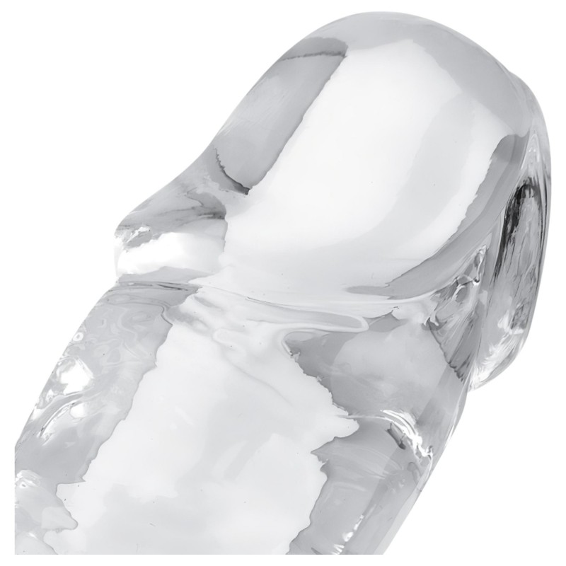 EasyToys - zselés dildó - 18 cm (átlátszó) 129533 termék bemutató kép