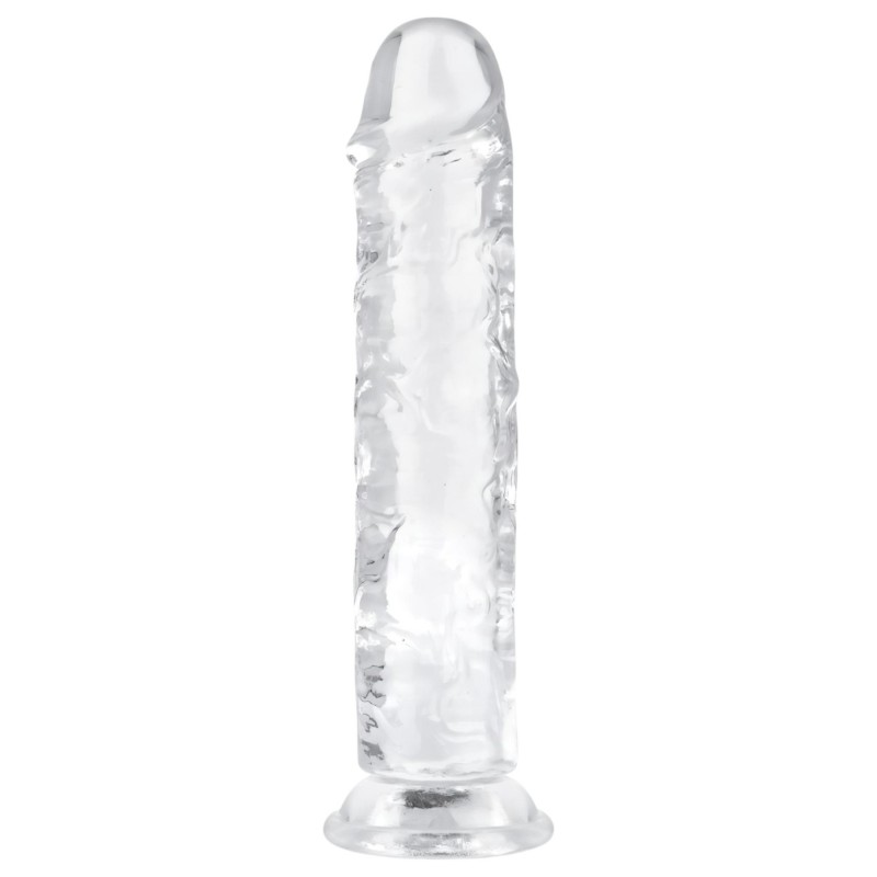 EasyToys - zselés dildó - 18cm (átlátszó) 116056 termék bemutató kép