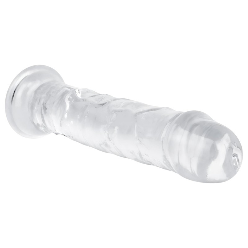 EasyToys - zselés dildó - 18cm (átlátszó) 116057 termék bemutató kép