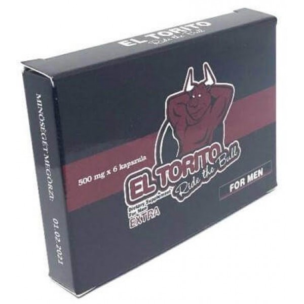 El Torito - étrend kiegészítő kapszula férfiaknak (6db)