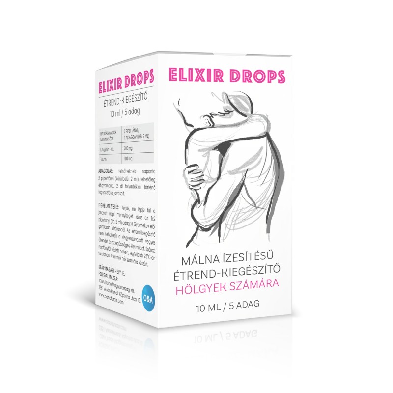 ELIXIR - női vágyfokozó cseppek (10ml) - málna 111786 termék bemutató kép
