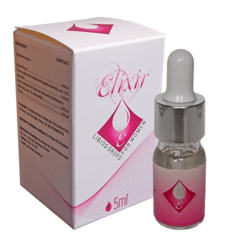 ELIXIR - női vágyfokozó cseppek (10ml) - málna 15702 termék bemutató kép