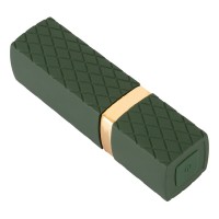 Emerald Love - akkus, vízálló rúzsvibrátor (zöld-bordó) 47290 termék bemutató kép