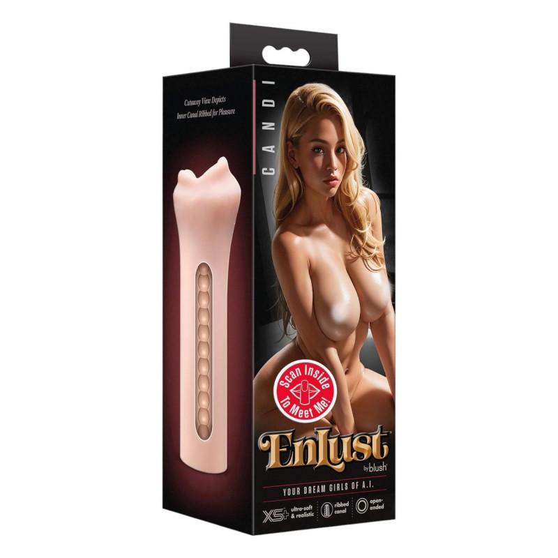 EnLust Candi - AI Dream Girl élethű száj-maszturbátor 91047 termék bemutató kép