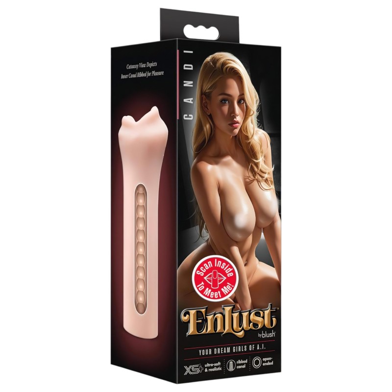 EnLust Candi - AI Dream Girl élethű száj-maszturbátor 144761 termék bemutató kép