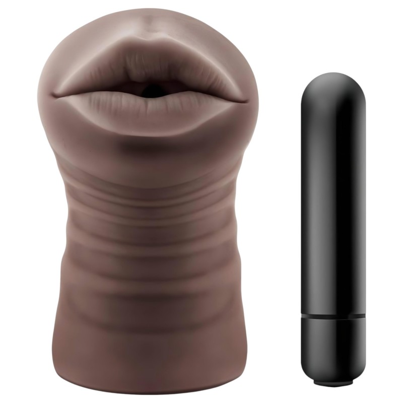 EnLust Krystal - AI Dream Girl vibrációs száj-maszturbátor (barna) 147307 termék bemutató kép