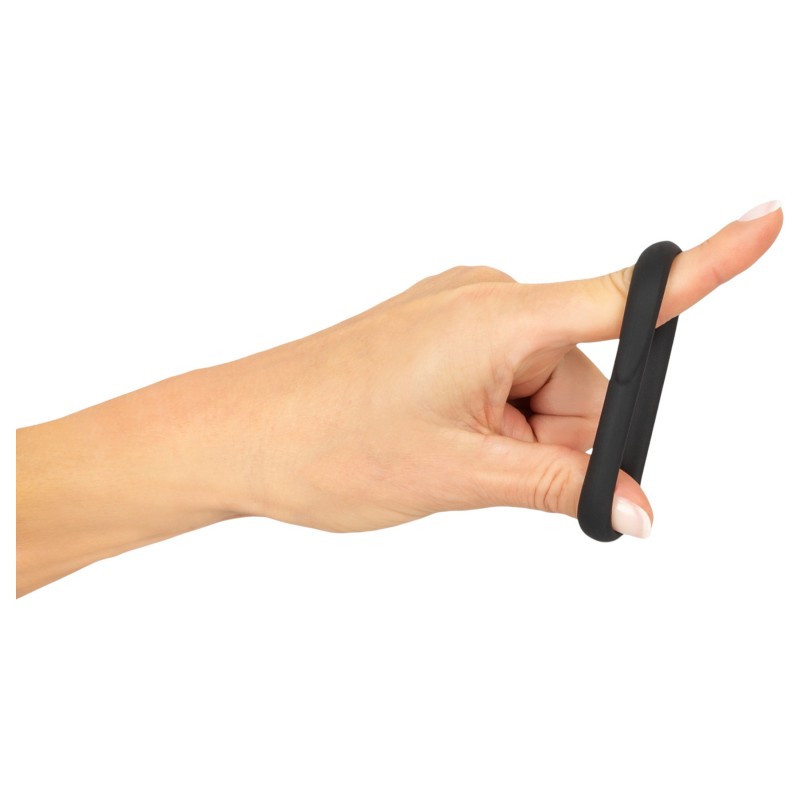 Erecto - péniszgyűrű (fekete) 124930 termék bemutató kép