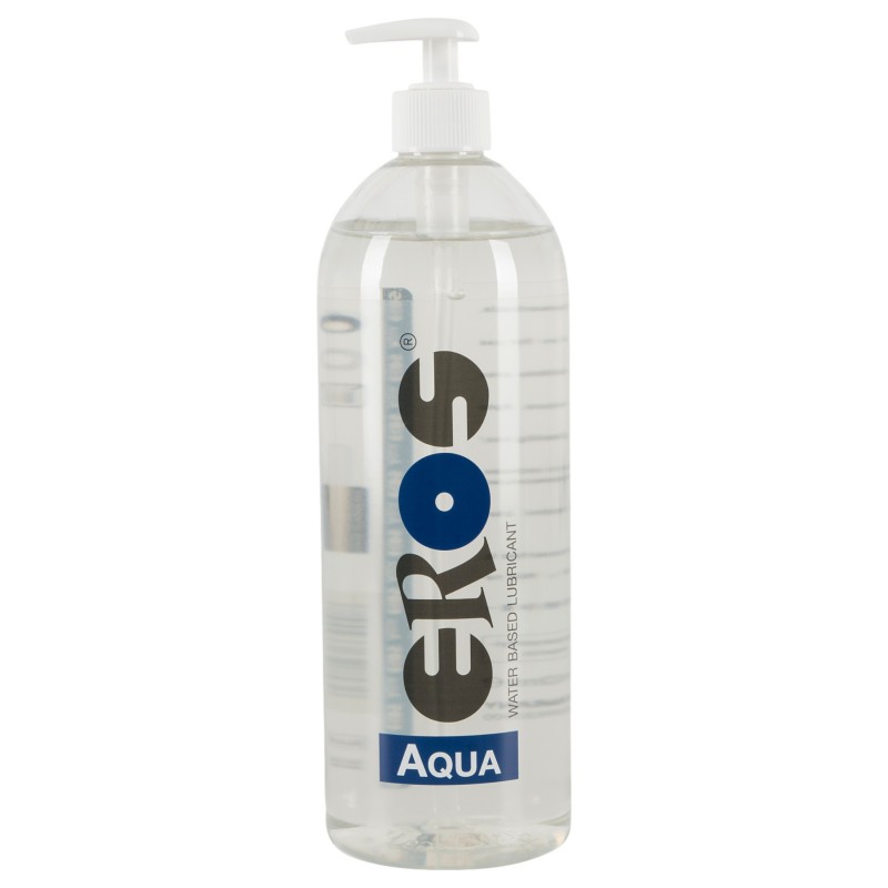 EROS Aqua - flakonos vízbázisú síkosító (1000 ml) 130324 termék bemutató kép