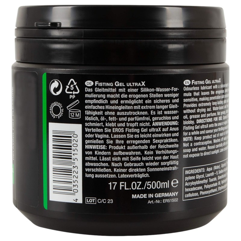 EROS Fisting - (öklöző) síkosító gél (500 ml) 130271 termék bemutató kép