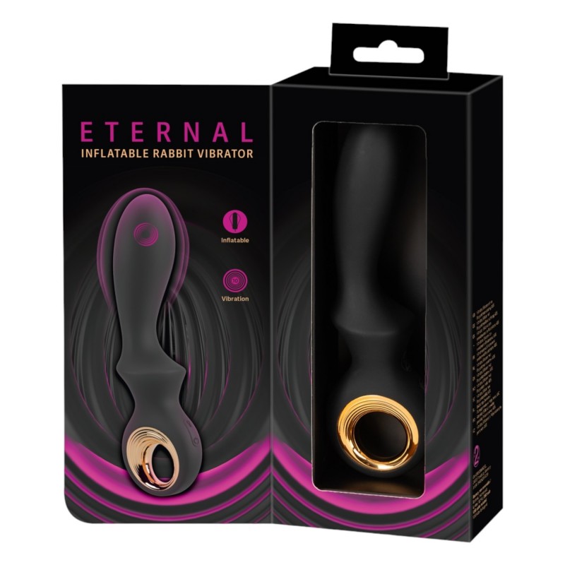 Eternal - felpumpálható G-pont vibrátor (fekete) 91231 termék bemutató kép