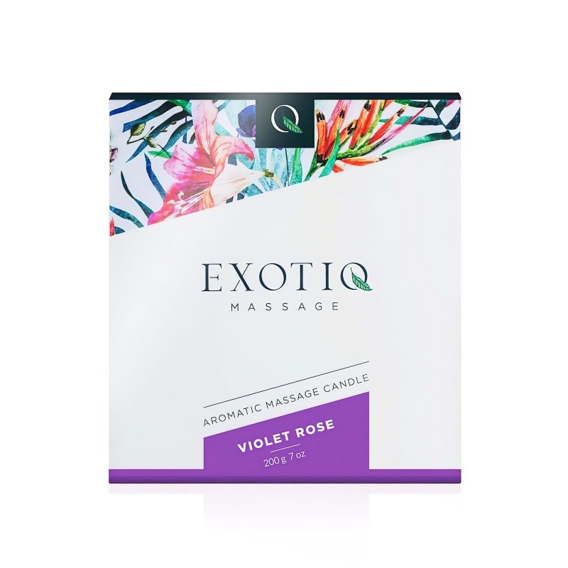 Exotiq - illatos masszázsgyertya - rózsa (200 g) 137130 termék bemutató kép