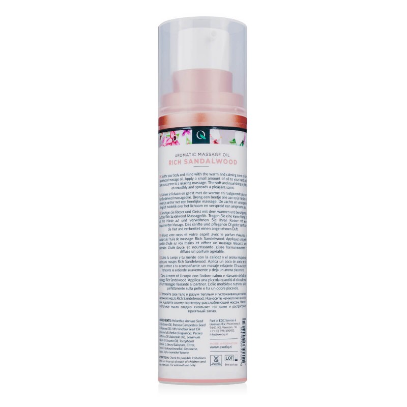 Exotiq - illatos masszázsolaj - szantálfa (100 ml) 43669 termék bemutató kép