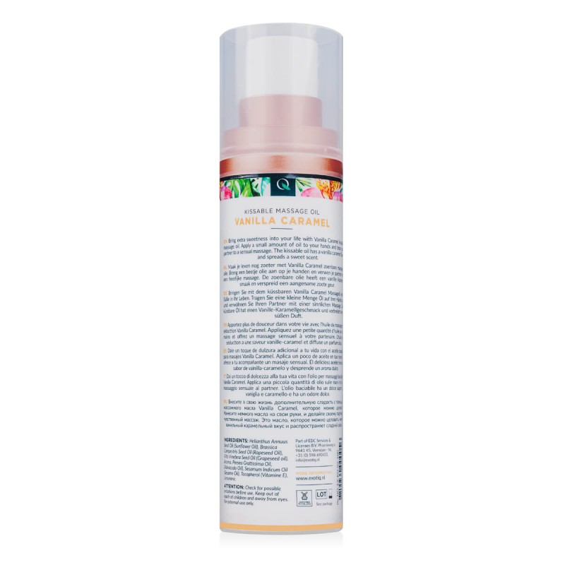Exotiq - illatos masszázsolaj - vanília karamell (100 ml) 43672 termék bemutató kép