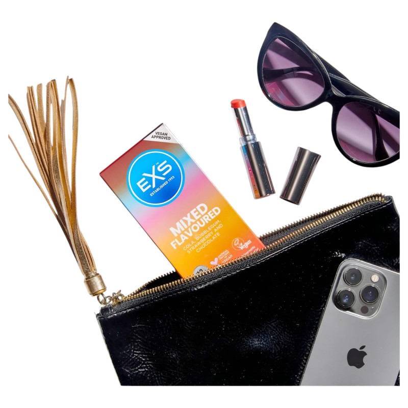 EXS Mixed - óvszer - vegyes ízű (12db) 113097 termék bemutató kép