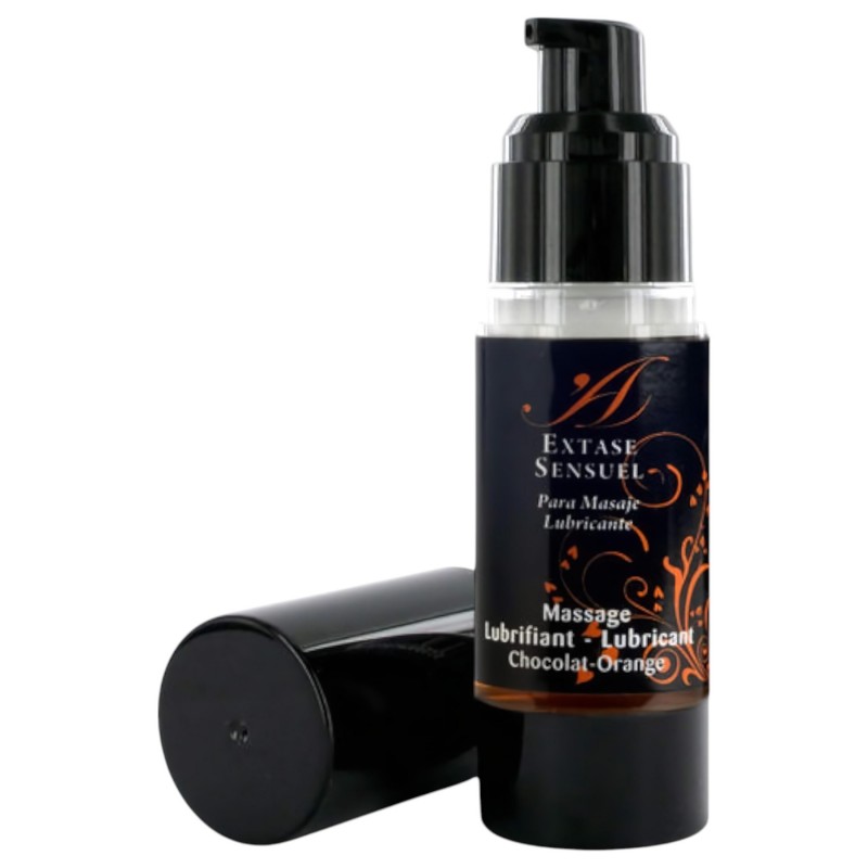 Extase Sensuel - melegítő masszázsolaj narancs-csokoládé (30 ml) 165577 termék bemutató kép