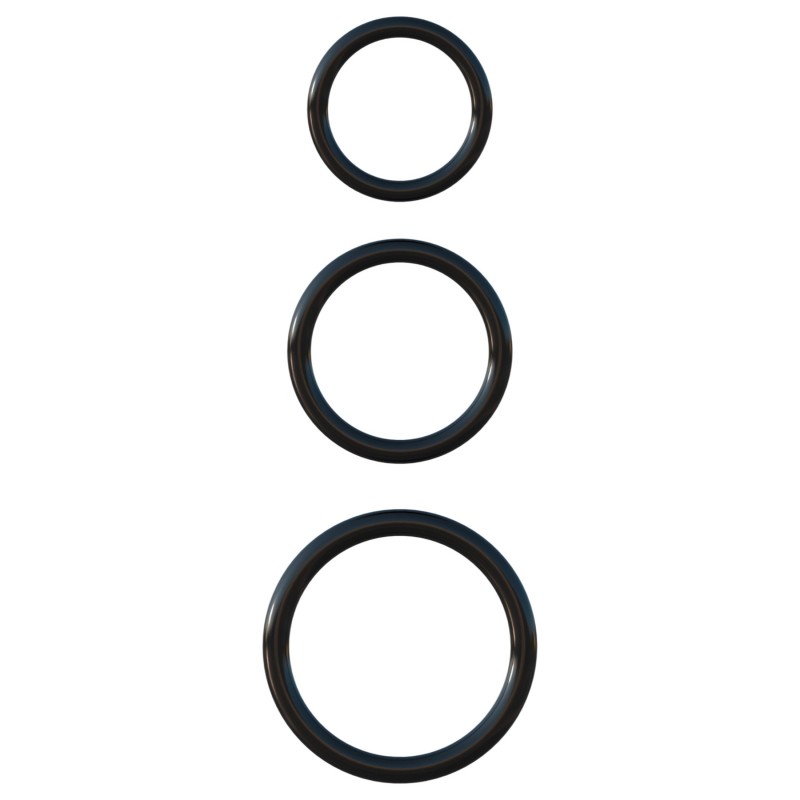 Fantasy C-Ringz - péniszgyűrű trió (fekete) 127267 termék bemutató kép