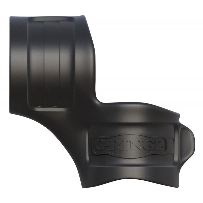 Fantasy Mr. Big - péniszgyűrű és herenyújtó-gyűrű (fekete) 30221 termék bemutató kép