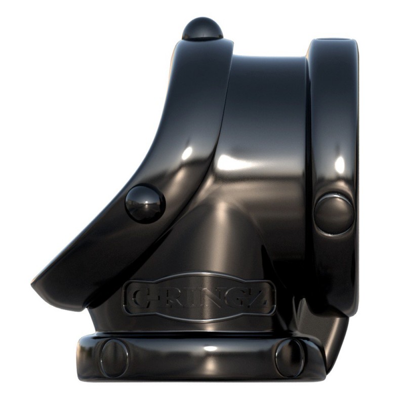 Fantasy Rock Hard - péniszgyűrű és herenyújtó-gyűrű (fekete) 30227 termék bemutató kép