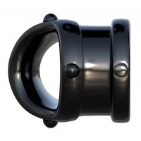 Fantasy Rock Hard - péniszgyűrű és herenyújtó-gyűrű (fekete) 30228 termék bemutató kép