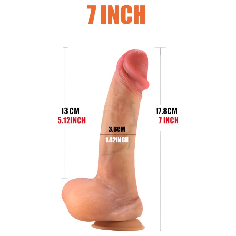 FeelSkin - natúr ultra realisztikus dildó (18 cm) 166284 termék bemutató kép