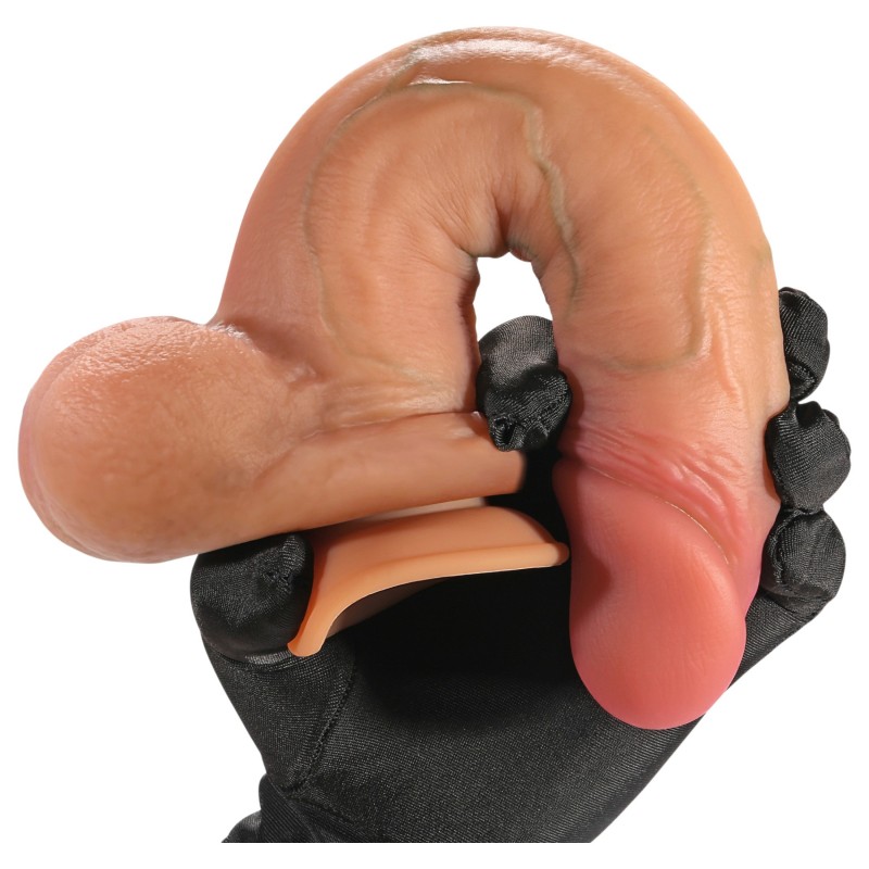 FeelSkin - natúr ultra realisztikus herés dildó (25 cm) 166275 termék bemutató kép