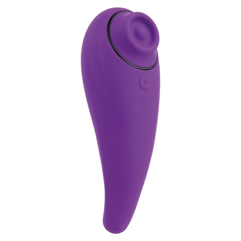 FEELZTOYS Femmegasm - akkus 2in1 csikló vibrátor (lila) 94847 termék bemutató kép