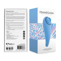 FEELZTOYS Femmegasm - akkus, vízálló hüvelyi és csikló vibrátor (türkiz) 43708 termék bemutató kép