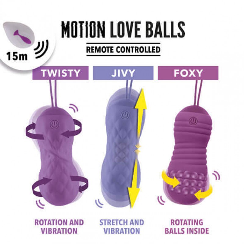 FEELZTOYS Foxy - vízálló vibrációs tojás (lila) 49418 termék bemutató kép