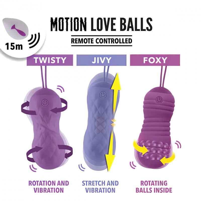 FEELZTOYS Foxy - vízálló vibrációs tojás (lila) 102108 termék bemutató kép