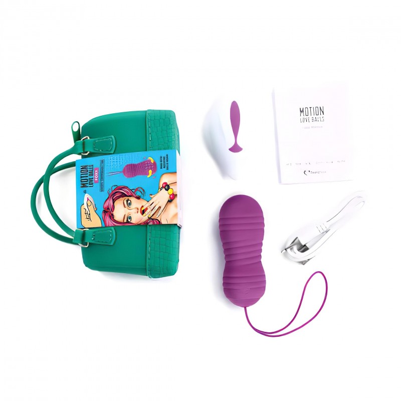 FEELZTOYS Foxy - vízálló vibrációs tojás (lila) 102110 termék bemutató kép